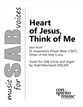 Heart of Jesus, Think of Me SAB choral sheet music cover